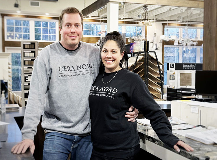 Louis-Pierre Roussel et Cynthia Cloutier